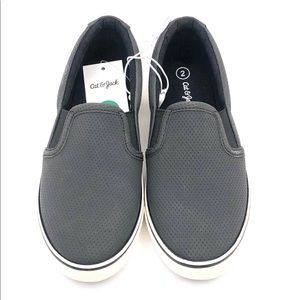 Cat & Jack NWT gray slip on casual sneakers